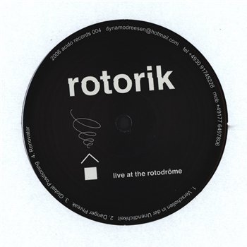 Rotorik - Live At The Rotodrôme - Acido Records