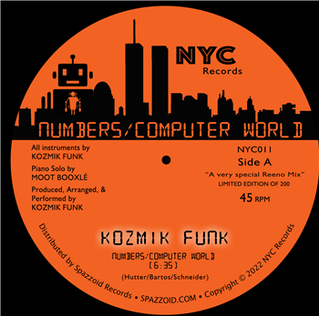 Kozmik Funk - Numbers/Computer World - NYC RECORDS Kozmik Funk - Numbers/Computer World - NYC RECORDS