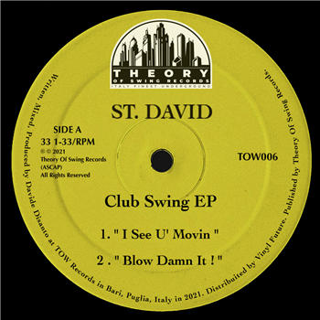 St. David - Club Swing Ep - Theory Of Swing
