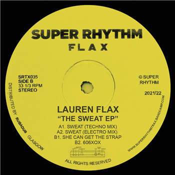 Lauren Flax - Sweat EP - Super Rhythm Trax