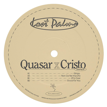 Quasar & Cristo - Swearing EP [gold vinyl] - Lost Palms