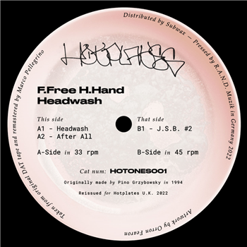 F. Free & H. Hand - Headwash (1995 reissue) - Hot Plates