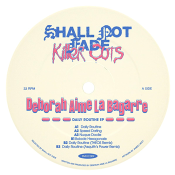 Deborah Aime La Bagarre - Daily Routine EP [red vinyl] - Shall Not Fade