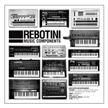 Arnaud Rebotini - Music Components (2 X LP) - Blackstrobe Records