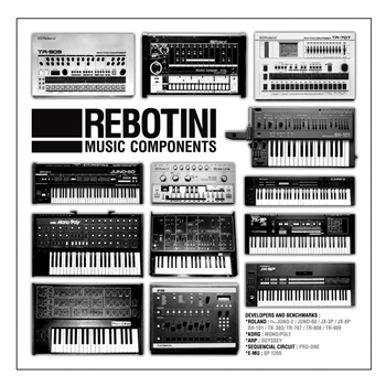 Arnaud Rebotini - Music Components (2 X LP) - Blackstrobe Records Arnaud Rebotini - Music Components (2 X LP) - Blackstrobe Records