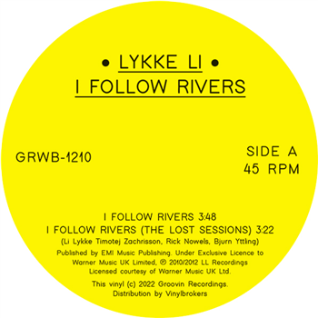 LYKKE LI - I FOLLOW RIVERS - Groovin Recordings