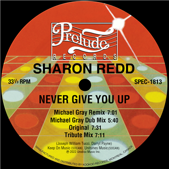 Sharon Redd - Never Give You Up (Incl. Michael Gray Remix) - Prelude