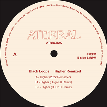 Black Loops - Higher Remixed (Incl. Hugo LX & Djoko Remixes) - Aterral