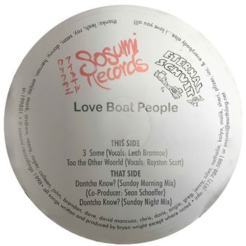 Love Boat People - 3 Some - Eternal Schvitz