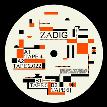Zadig - Lost Tape 2 EP (Orange Vinyl) - CONSTRUCT RE-FORM