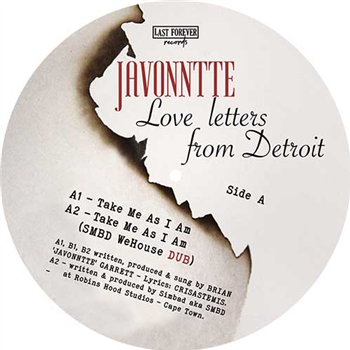 Javonntte - Love Letters From Detroit EP - Last Forever Records