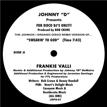 Frankie Valli - Swearin’ To God (Remixes) - Brookside Records