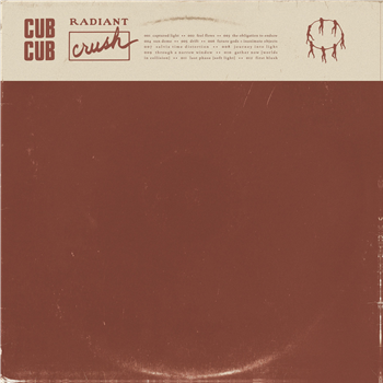 Cub\cub – Radiant Crush (Transparent Blue Vinyl) - Subexotic