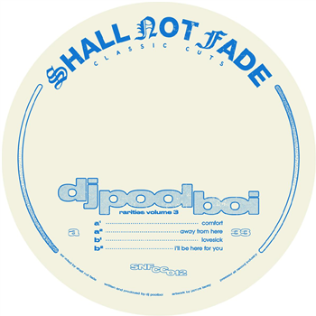 dj poolboi - Rarities Vol.3 [blue vinyl] - Shall Not Fade