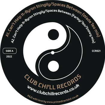 Byron Stingily - Can’t Help It - Club Chi’ll Records