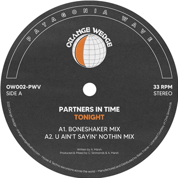 Partners In Time - Tonight - Orange Wedge Partners In Time - Tonight - Orange Wedge