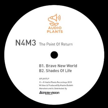 N4M3 - The Point Of Return LP (2 x 12") - Audio Plants Recordings