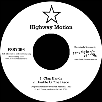 Highway Motion 7" - Freestyle Records