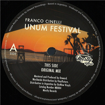 Franco Cinelli - Unum Festival - Mostly Records