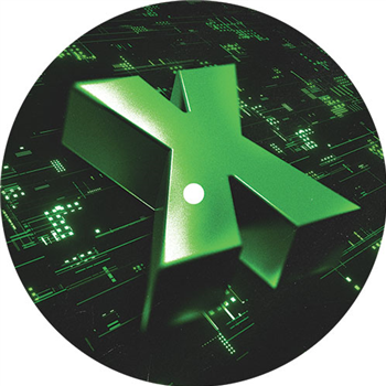 Unknown Artist - XFL003 (Green & Black Splatter Effect Vinyl) - XFILES