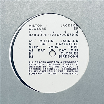 Milton Jackson - Closure EP - Freerange Records