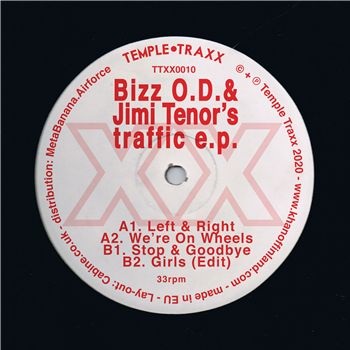 JIMI TENOR & BIZZ O.D. - Traffic EP - TEMPLE TRAXX JIMI TENOR & BIZZ O.D. - Traffic EP - TEMPLE TRAXX