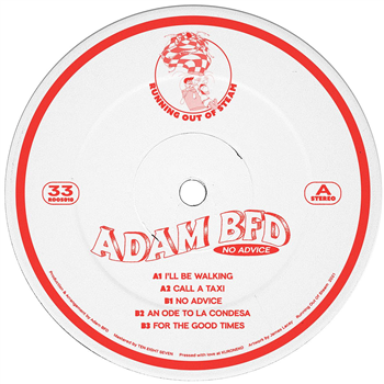 Adam BFD - No Advice [white & red marbled vinyl] - RUNNING OUT OF STEAM