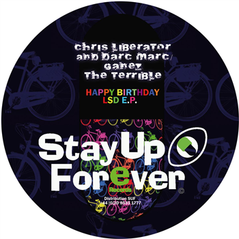 Chris Liberator & Darc Marc / Ganez The Terrible - Happy Birthday LSD EP [yellow vinyl / 180 grams] - Stay Up Forever Records