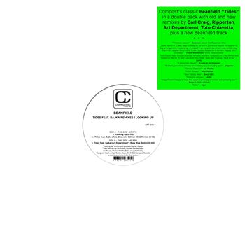 Beanfield - Tides Remixes (Carl Craig, Ripperton, Art Department) (2 X 12") - COMPOST