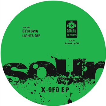 SOUR - X-0F0 EP [transparent green vinyl / incl. inserts] - Zodiak Commune Records