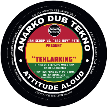Jah Scoop vs. Bad Boy Pete - Anarko Dub Tekno: TekLarking - Getafix Records Jah Scoop vs. Bad Boy Pete - Anarko Dub Tekno: TekLarking - Getafix Records