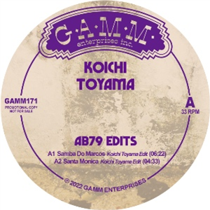 KOICHI TOYAMA - AB79 EDITS - G.A.M.M