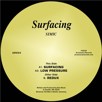 Simic - Surfacing EP - ACCESSORY RECORDS
