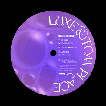 LUXE & Tom Place - Moonquake EP (Includes remix from Angel D’lite) - Dansu Discs LUXE & Tom Place - Moonquake EP (Includes remix from Angel D’lite) - Dansu Discs