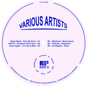 Various Artists - FFF008 (180G blue/pink marbled Vinyl) - FrouFrouFrou Various Artists - FFF008 (180G blue/pink marbled Vinyl) - FrouFrouFrou