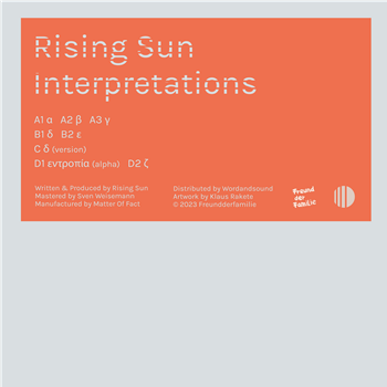 Freund der Familie - Rising Sun Interpretations (2 X 12" + Sticker) - Freund Der Familie