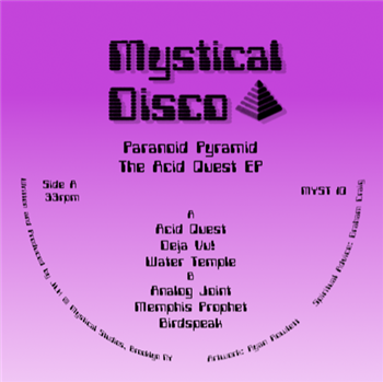 Paranoid Pyramid - The Acid Quest EP - Mystical Disco