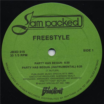 Freestyle - Party Has Begun / Its Automatic - Jampacked