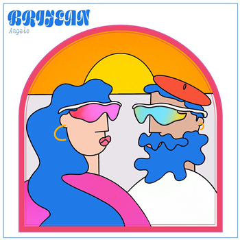 Brijean - Angelo - Pressed on standard weight, limited, pink + blue marbled vinyl  - Ghostly