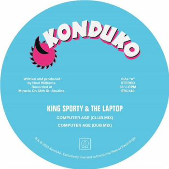 King Sporty / The Laptop - Computer Age (feat Universal Cave mix) (12") - Emotional Rescue