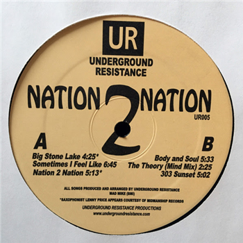 Underground Resistance - Nation 2 Nation - Underground Resistance