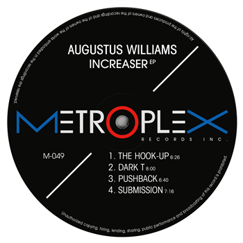 Augustus Williams - Increaser EP - Metroplex