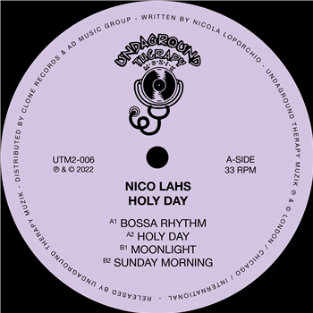 Nico Lahs - Holy Day (12" + Download) - Undaground Therapy Muzik