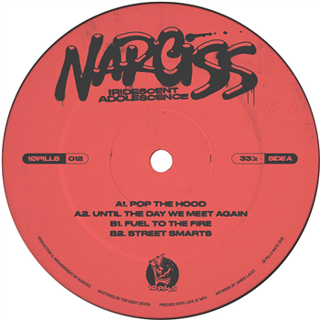 Narciss - Iridescent Adolescence EP [orange marbled vinyl] - 1Ø PILLS MATE