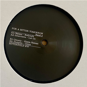 For a Bitter Tomorrow: Band 2 - VA - Bitterfeld Musik For a Bitter Tomorrow: Band 2 - VA - Bitterfeld Musik