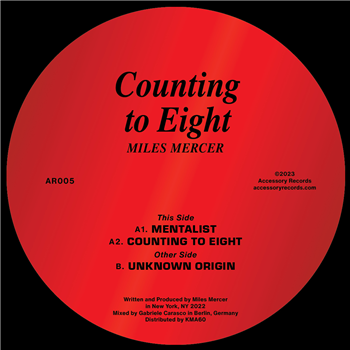 Miles Mercer - Counting To Eight - ACCESSORY RECORDS