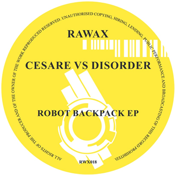 Cesare vs Discorder - Robot Backpack EP - Rawax
