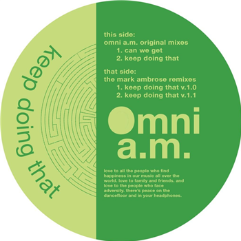 Omni A.M. - Keep Doing That (Incl. Mark Ambrose Remixes) - Euphoria Records