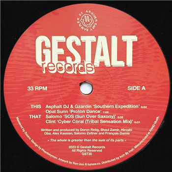 Various Artists - Anniversary Sampler 05 - Gestalt Records Various Artists - Anniversary Sampler 05 - Gestalt Records