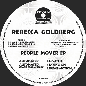 Rebecca Goldberg - People Mover EP - Phoq U Phonogrammen
